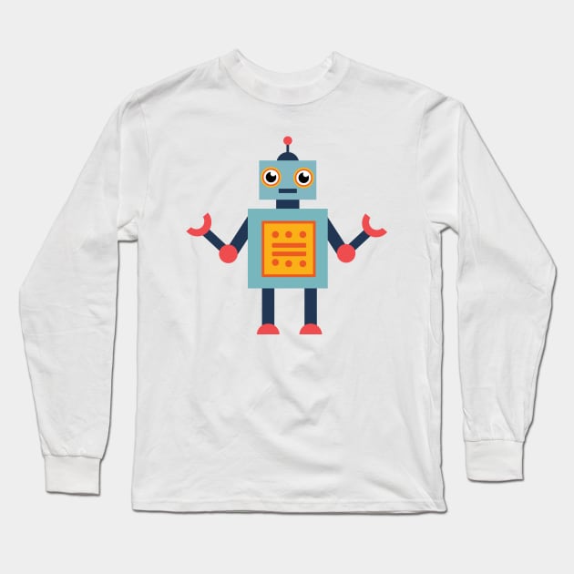 Robote Long Sleeve T-Shirt by Wanda City